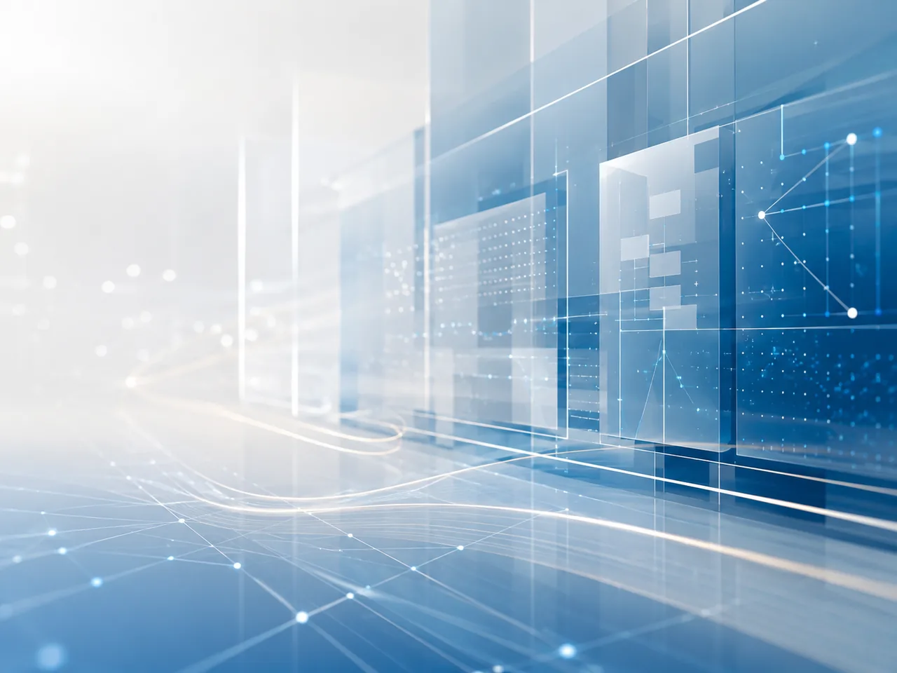 Representación abstracta de tecnología, conectividad e integración